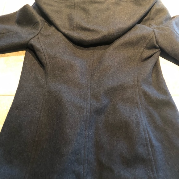 Jason Kole Wool Blend Zipper Women's Coat with hood and pockets - Picture 2 of 6